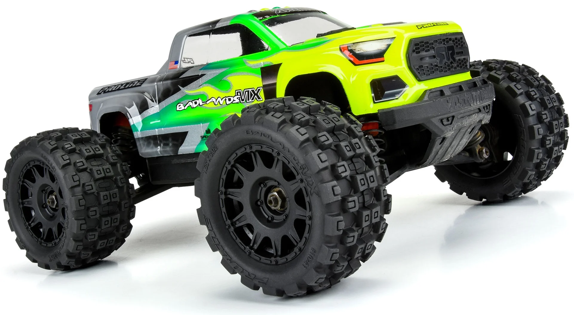 Proline Pneus  Badlands MX + Jantes Raid Noir 1.85" (x4) Granite Grom PRO1024110 - Image 5