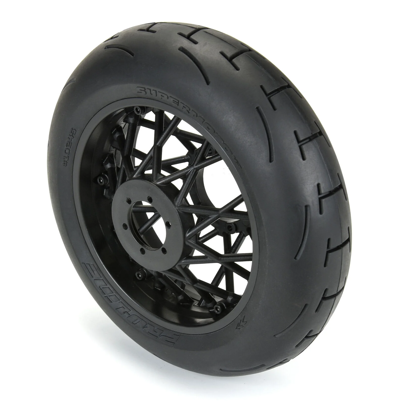 Proline Pneus Supermoto V2 S3 + Jante Arrière Noir PROMOTO-SM PRO1024510 - Image 3