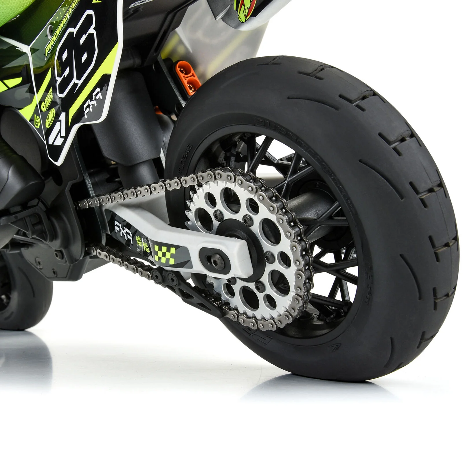Proline Pneus Supermoto V2 S3 + Jante Arrière Noir PROMOTO-SM PRO1024510 - Image 4