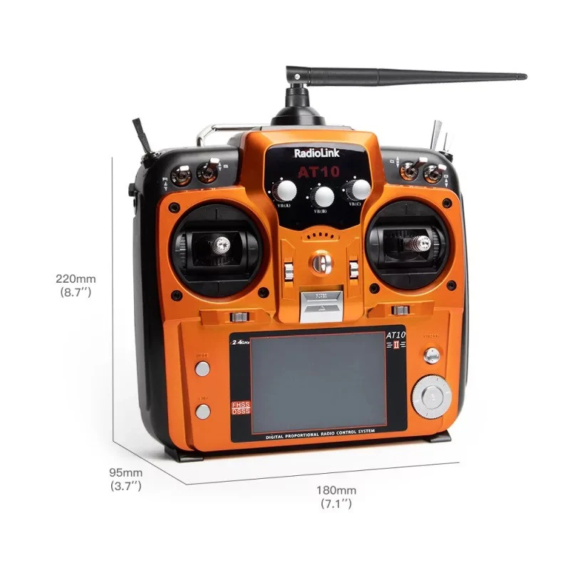 Radiolink Radio AT10II 2.4Ghz 12 voies + R12DS/PRM-01 RDL-AR10II-SET - Image 3