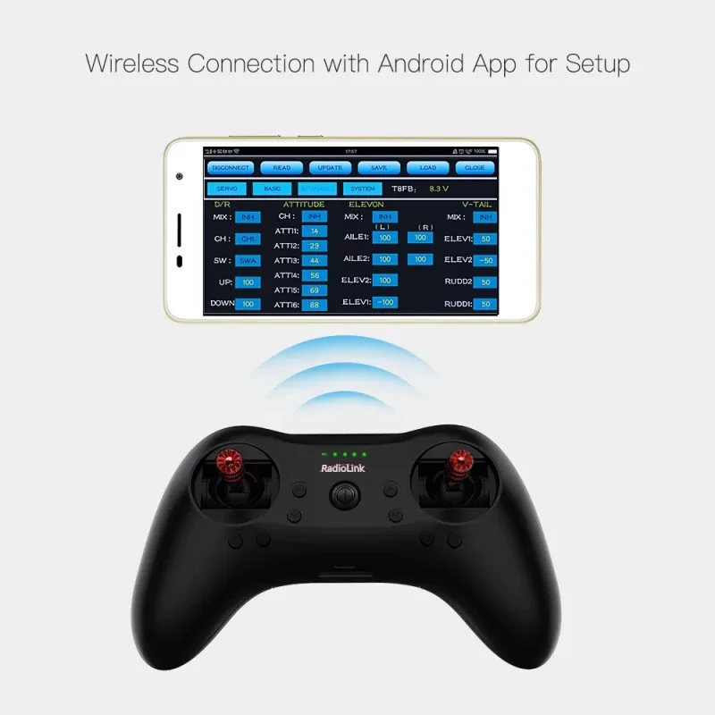 Radiolink Radio T8S BT 2.4Ghz 8 voies + R8EF RDL-T8SBT+R8EF-SET - Image 7