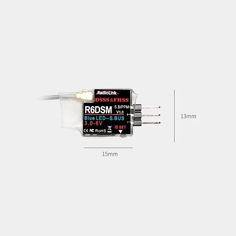 Radiolink Récepteur 10 voies Signal SBUS/PPM RDL-0-R6DSM - Image 2