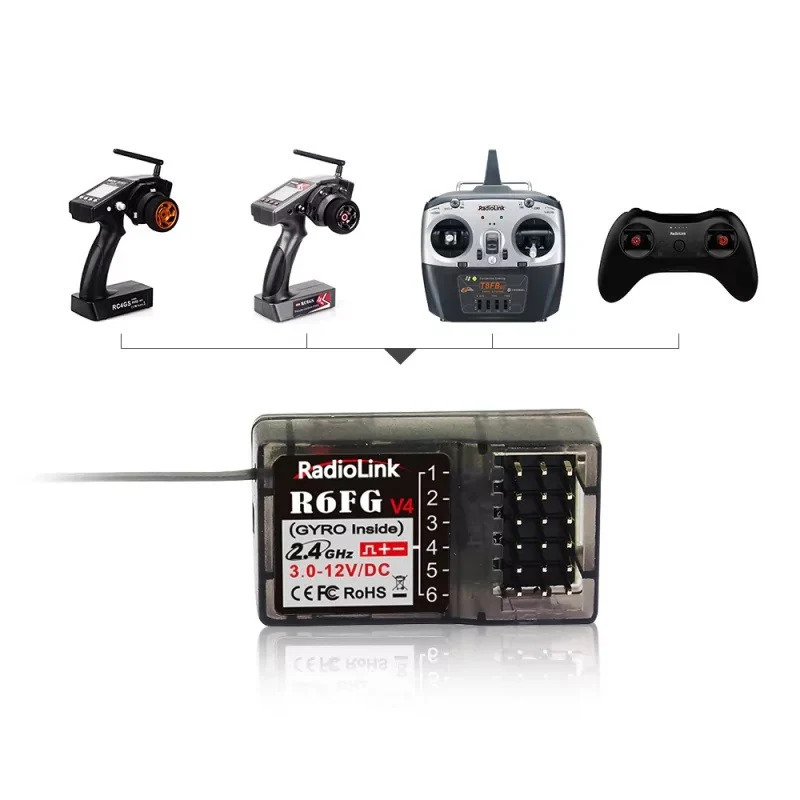 Radiolink Récepteur 6 voies avec Gyroscope Intégrée RDL-0-R6FG - Image 6
