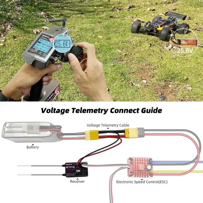 Radiolink Récepteur 7 voies V1.4 avec Télémétrie Intégrée RDL-0-R7FG - Image 5