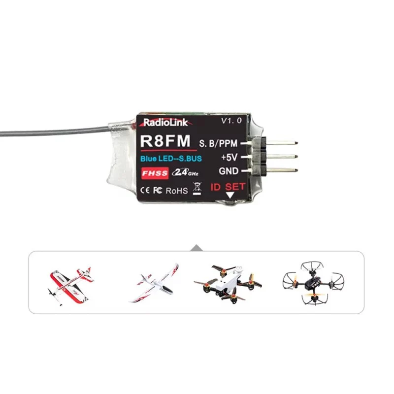 Radiolink Récepteur 8 voies Signal SBUS/PPM RDL-0-R8FM - Image 4