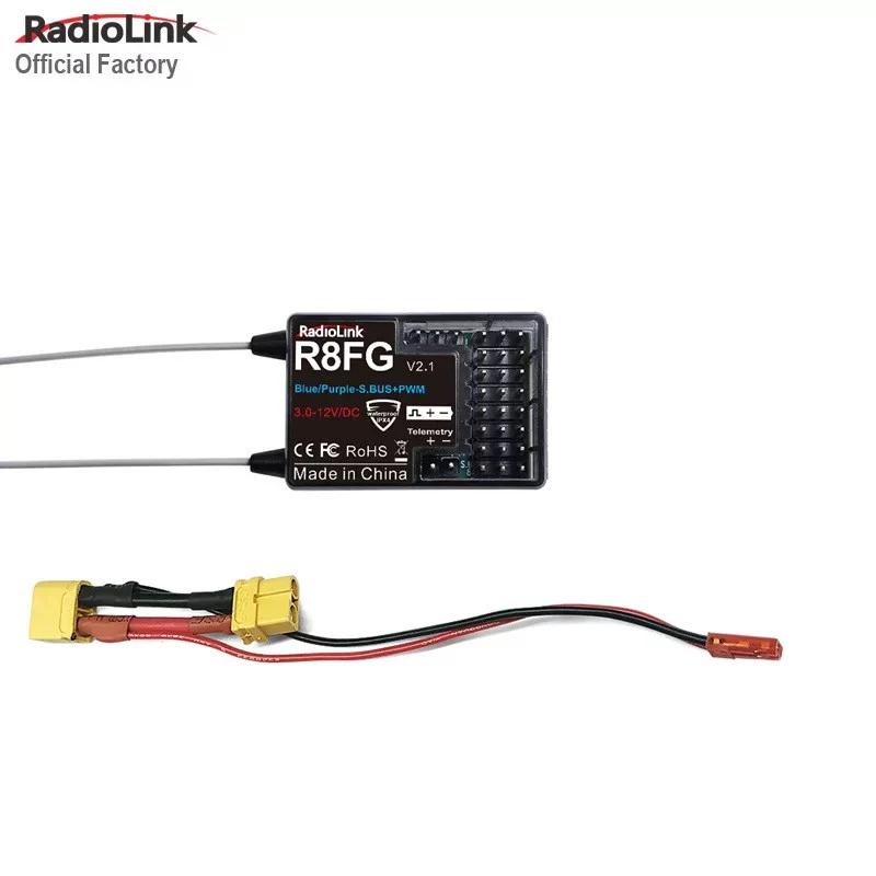 Radiolink Récepteur 8 voies V1.4 avec Télémétrie Intégrée RDL-0-R8FG - Image 3