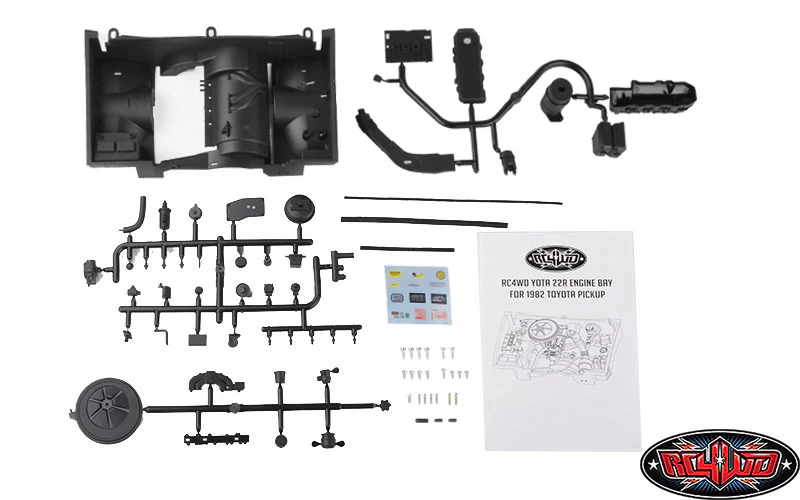 RC4WD Baie moteur Yota 22R pour Toyota 1982 Z-S0327 - Image 4