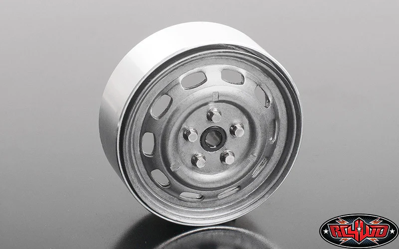 RC4WD Jantes 10-Oval 1.7 Beadlock Stamped Acier Argent (x4) Z-W0312