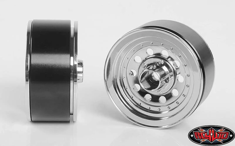 RC4WD Jantes 1.9 Beadlock Classic 10 trous chrome (x4) Z-W0296 - Image 3
