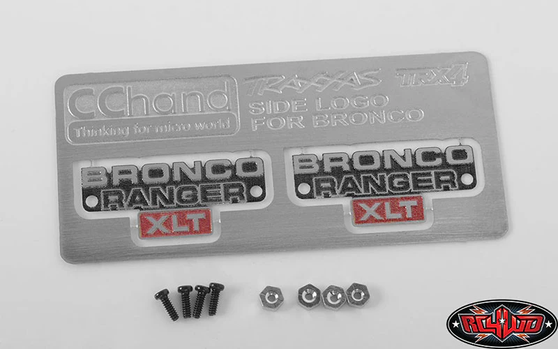 RC4WD Plaque métal Bronco Ranger XLT VVV-C0495 - Image 2
