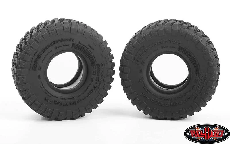 RC4WD Pneus Scale BFGoodrich Mud Terrain T/A KM2 1.55 (x2) Z-T0190 - Image 2