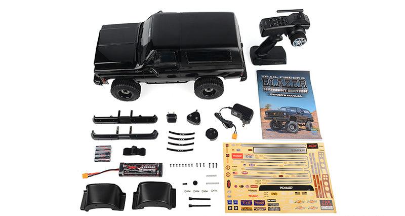 RC4WD Scale Trail Finder 2 Chevrolet Blazer Midnight Edition RTR Z-RTR0068 - Image 5