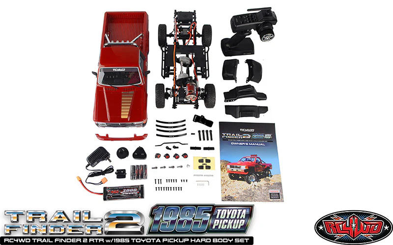 RC4WD Scale Trail Finder 2 Toyota Pickup 1985 Edition RTR Z-RTR0072 - Image 7