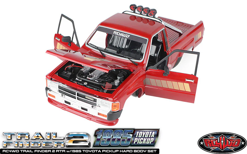 RC4WD Scale Trail Finder 2 Toyota Pickup 1985 Edition RTR Z-RTR0072 - Image 8