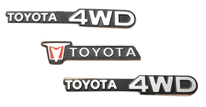 RC4WD Set de logo pour Toyota Pick-up 1982 Z-S0574