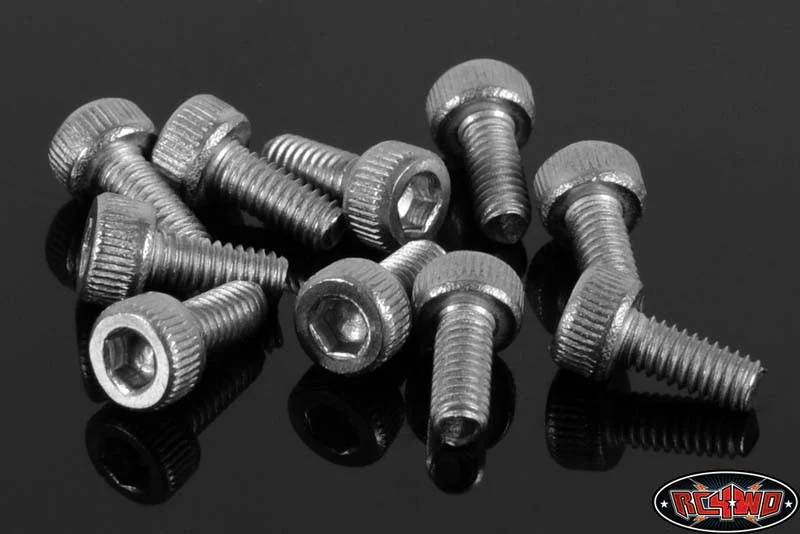 RC4WD Set de Vis Six Pans Creux M2.5x6mm Silver (x10) Z-S0900