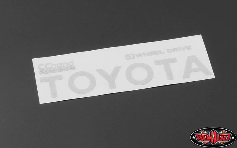 RC4WD Stickers métal Toyota VVV-C0290 - Image 2