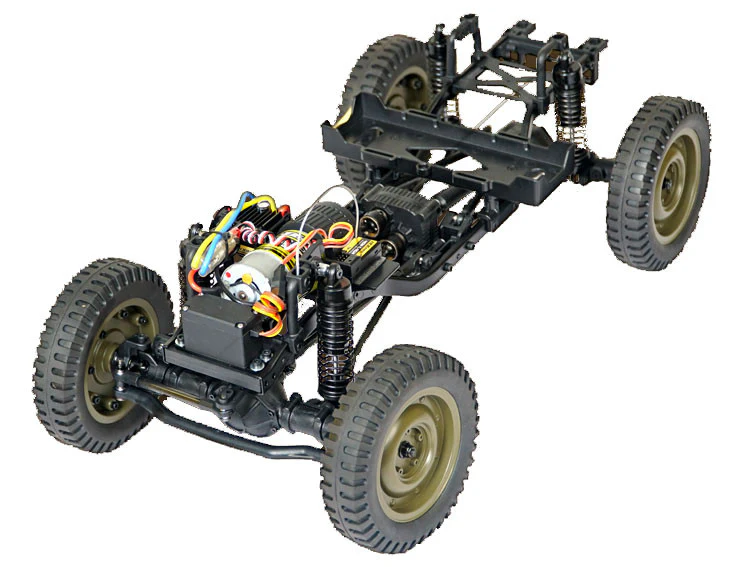 Roc Hobby MB Scaler Jeep Willys 1941 ARTR 4WD 1/6 ARTR ROC001RS - Image 10