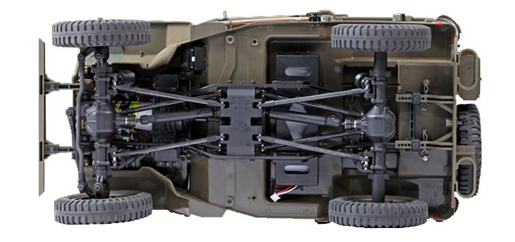 Roc Hobby MB Scaler Jeep Willys 1941 ARTR 4WD 1/6 ARTR ROC001RS - Image 11
