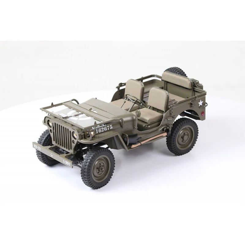 Roc Hobby MB Scaler Jeep Willys 1941 ARTR 4WD 1/6 ARTR ROC001RS - Image 3