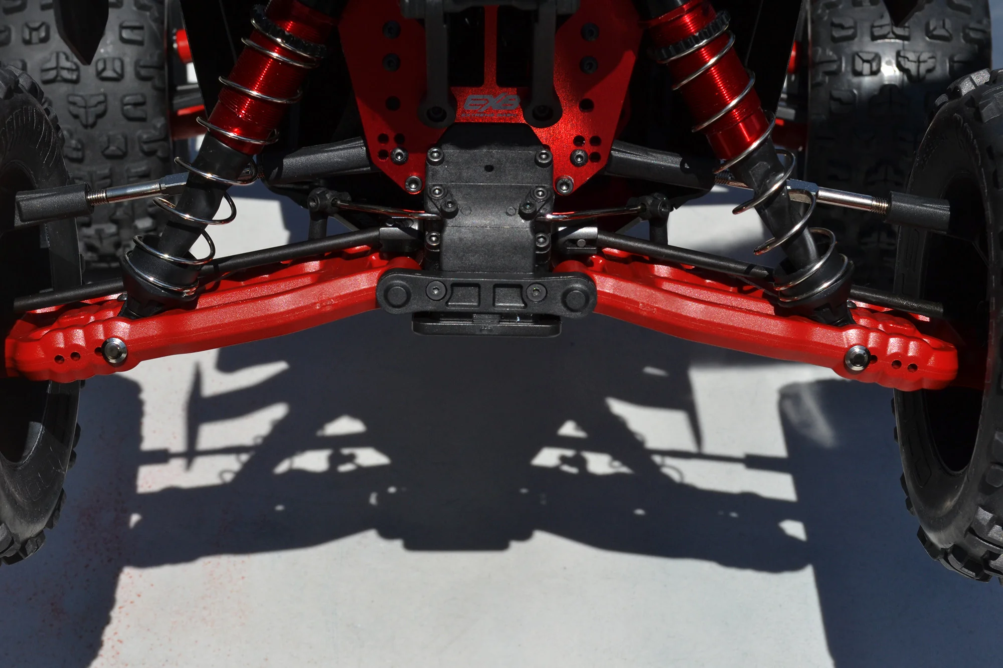 RPM Triangles arrière inférieur Rouge Arrma 6S (x2) 81729 - Image 3