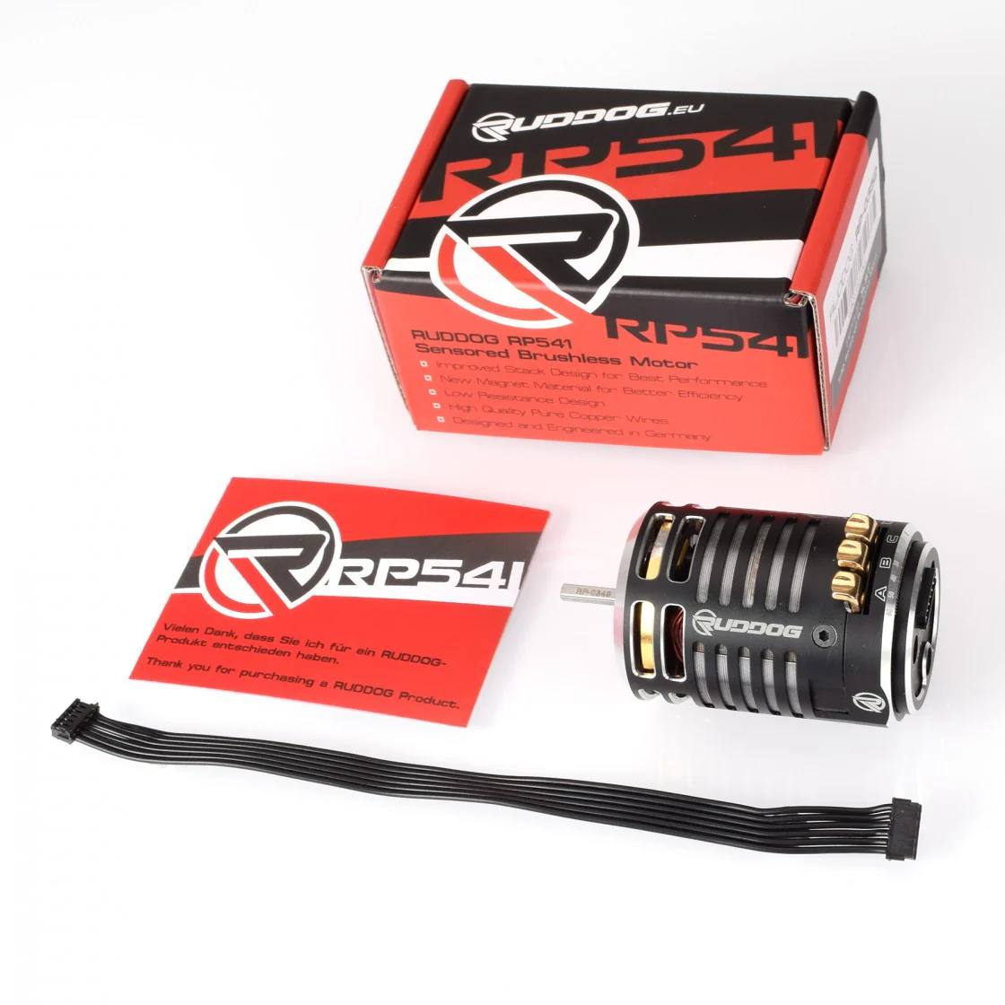 Ruddog Moteur RP541 Stock Brushless Sensored - Image 3