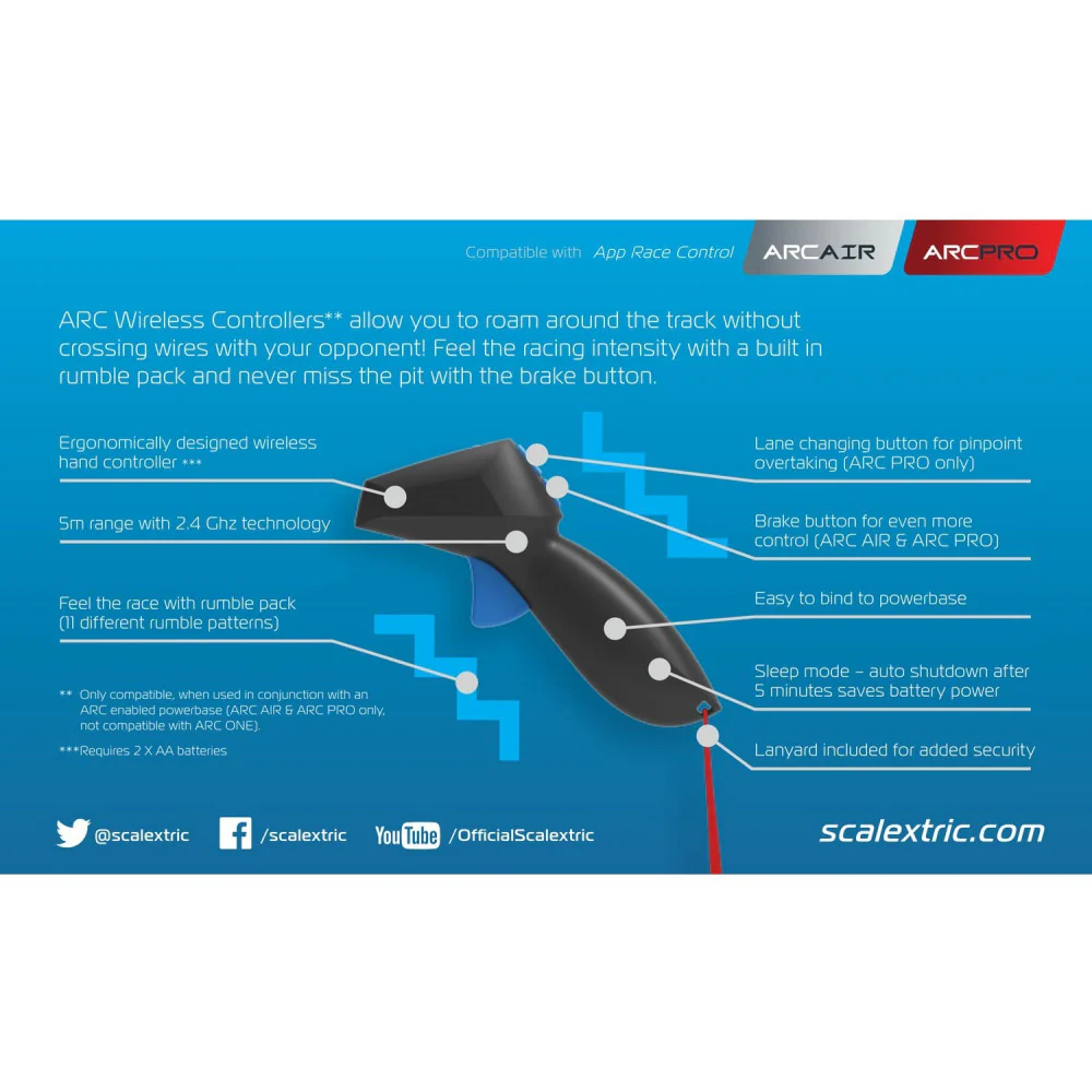 Scalextric Controleur sans Fil pour Circuit ARC C8438 - Image 3