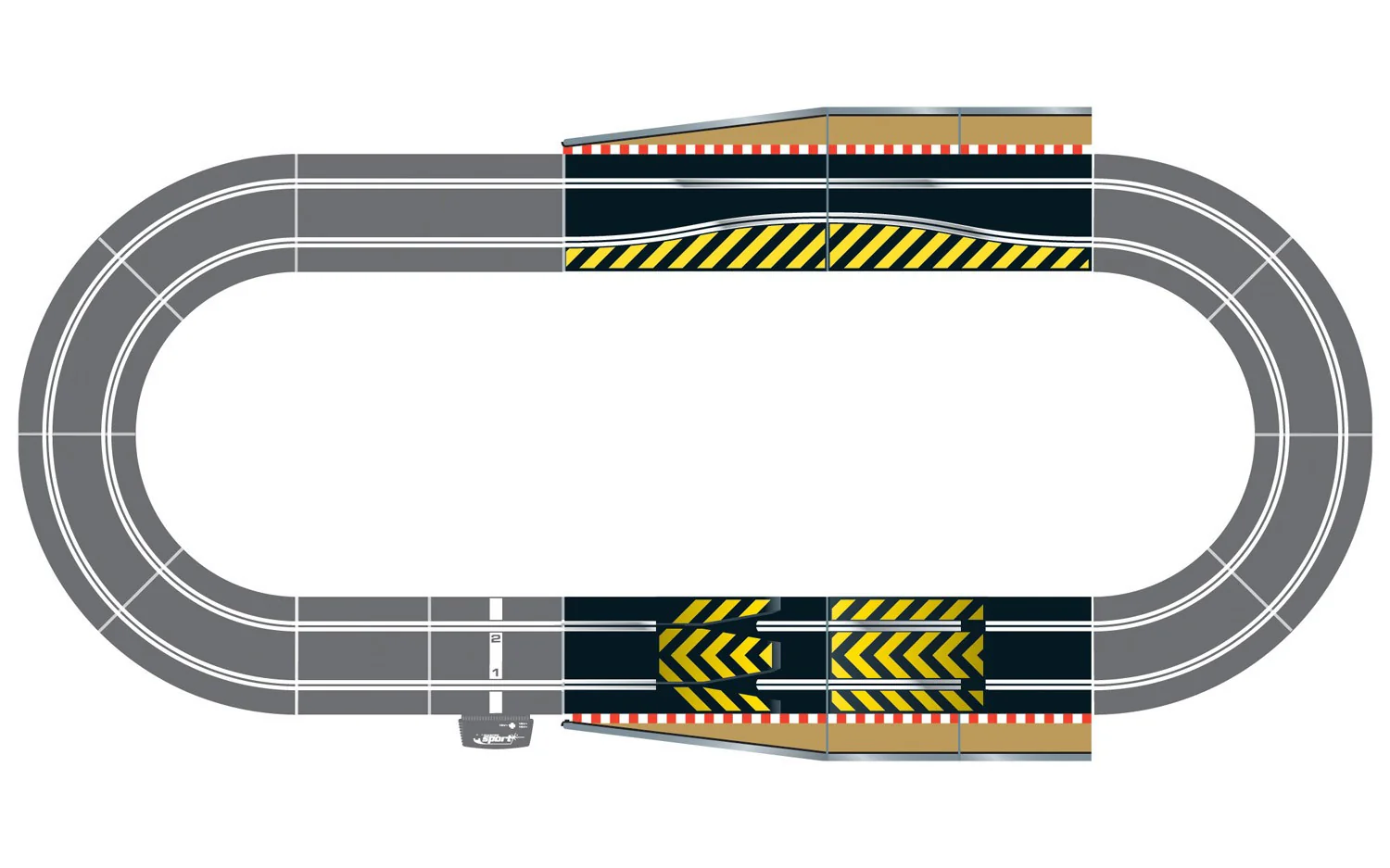 Scalextric Pack Extension 2 Tremplin + Voie Rétrécie C8511 - Image 5