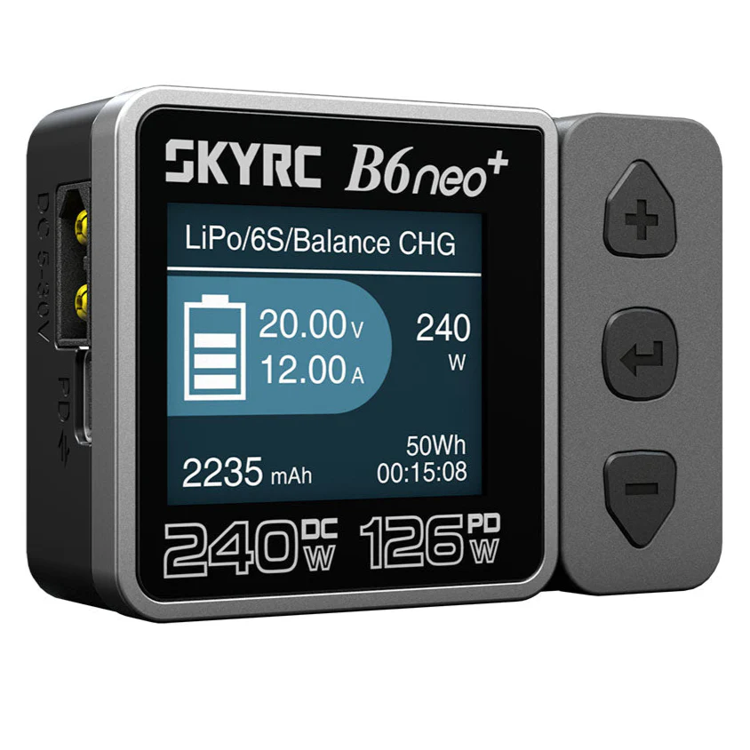 SkyRC Chargeur B6 Neo+ DC 1-6S 10A 240W SK100211