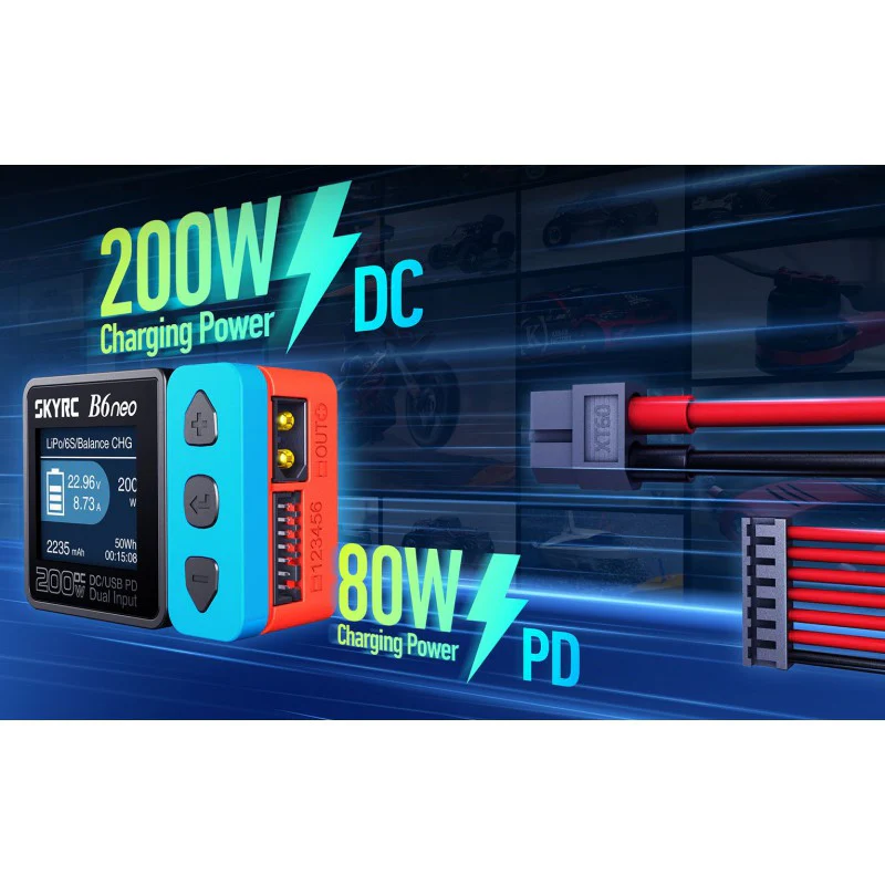 SkyRC Chargeur B6 Neo DC 200W SK100198 - Image 3