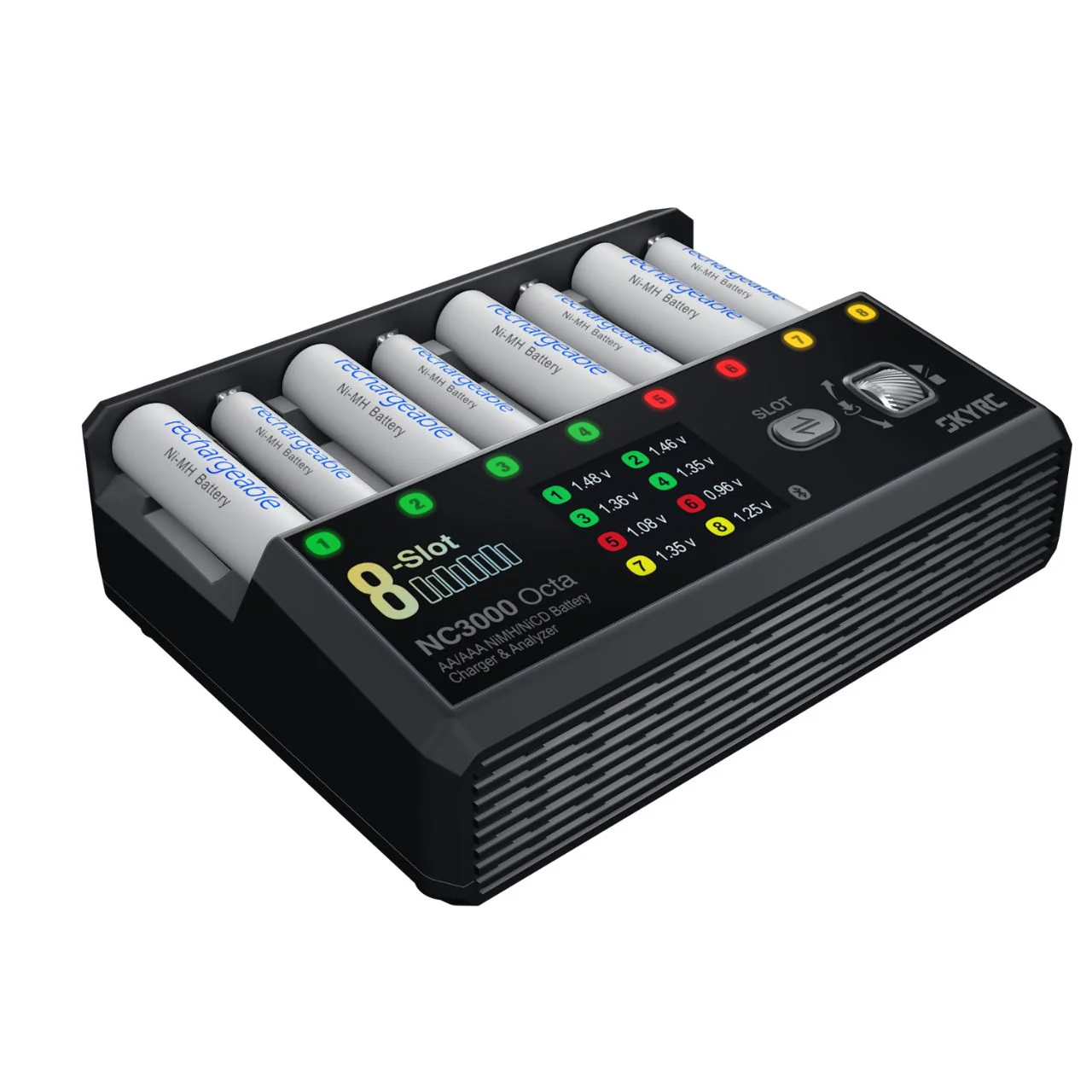 SkyRC Chargeur NC3000 Octa 8xAA/AAA SK100228-01 - Image 2