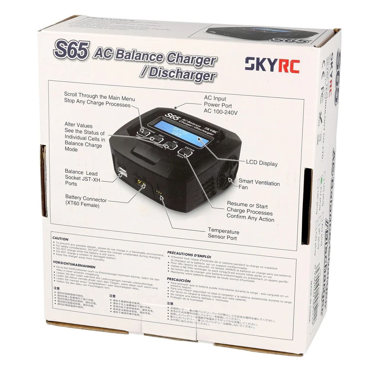 SkyRc Chargeur S65 (2-4S) 65W AC SK-100152 - Image 4