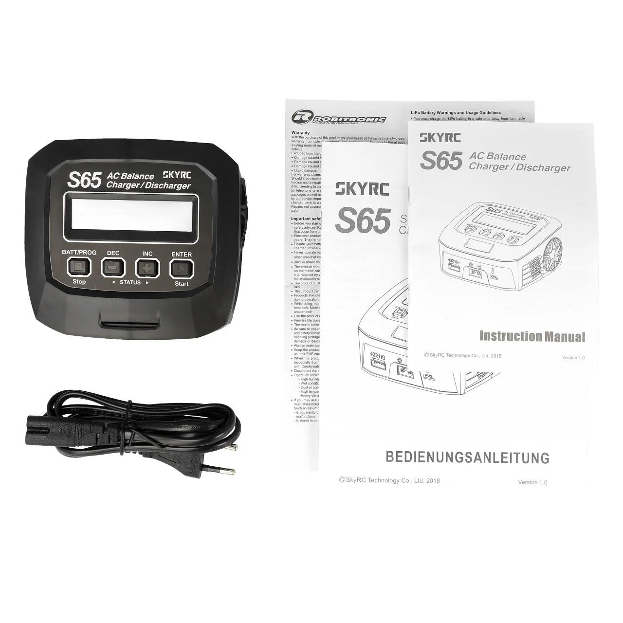 SkyRc Chargeur S65 (2-4S) 65W AC SK-100152 - Image 5