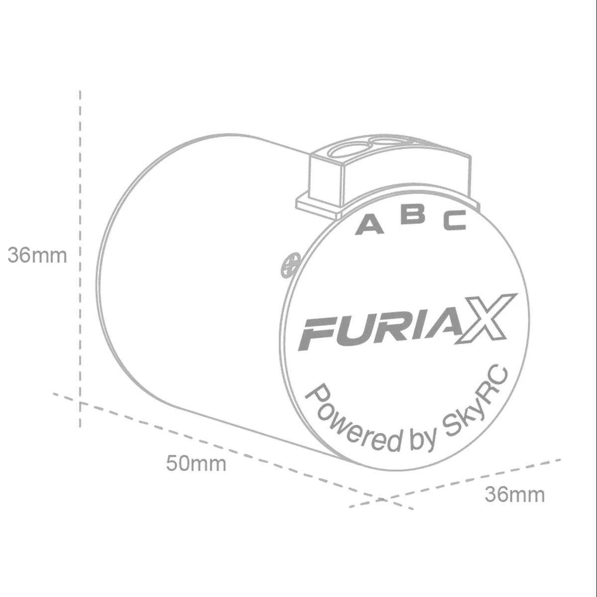SkyRC Moteur FuriaX Supa 3650 Brushless SK400035 - Image 2