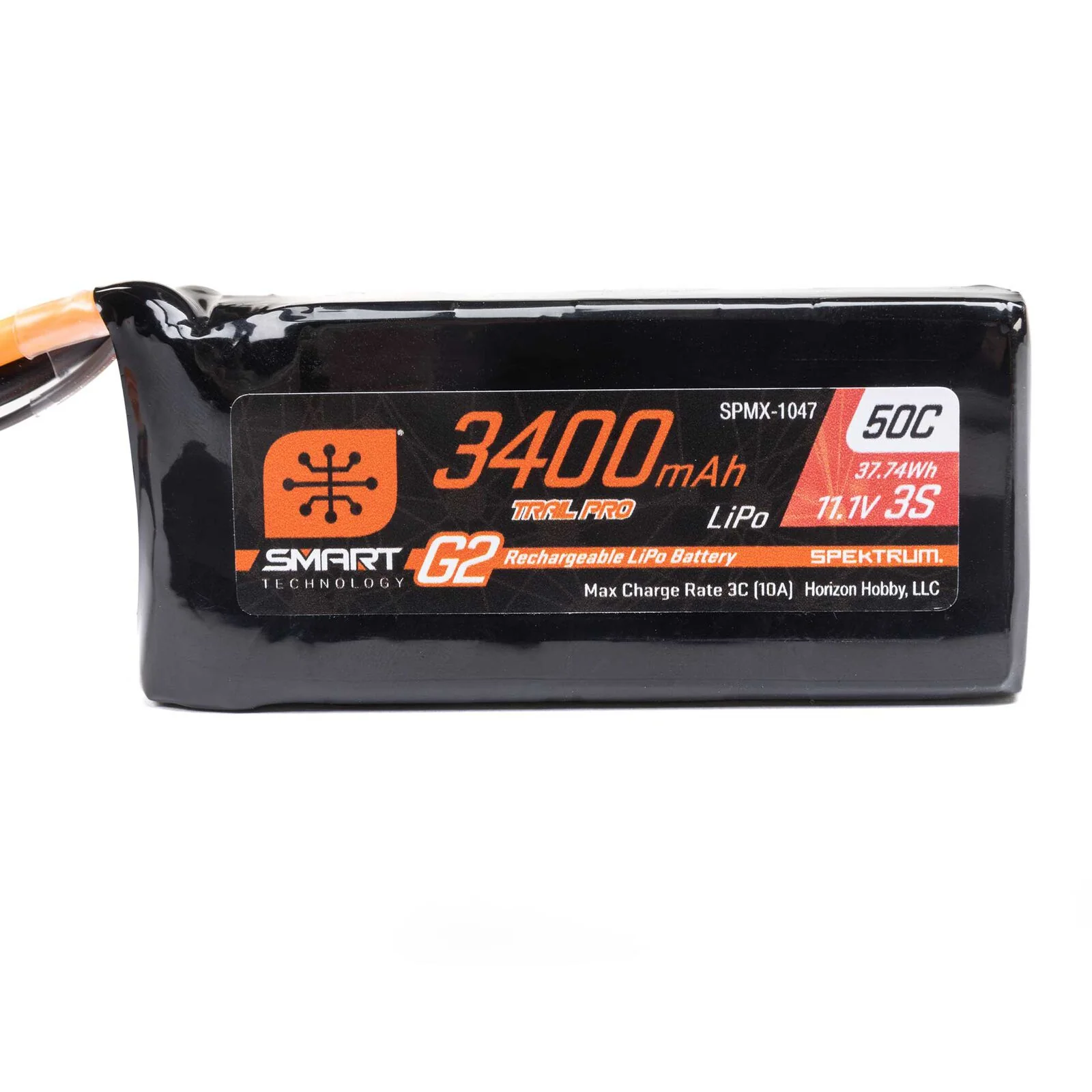 Spektrum Accu lipo 11.1v 3400mAh 3S 50C IC3 G2 SPMX-1047 - Image 2