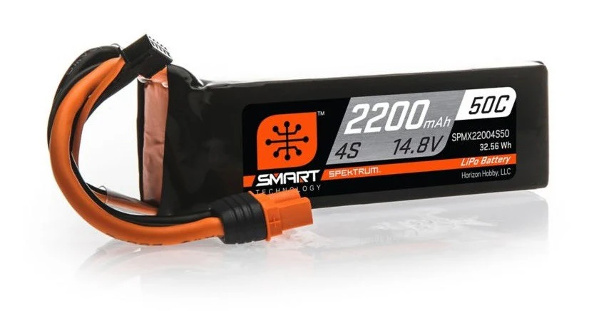 Spektrum Accu lipo Smart 14.8v 2200mah 50C IC3