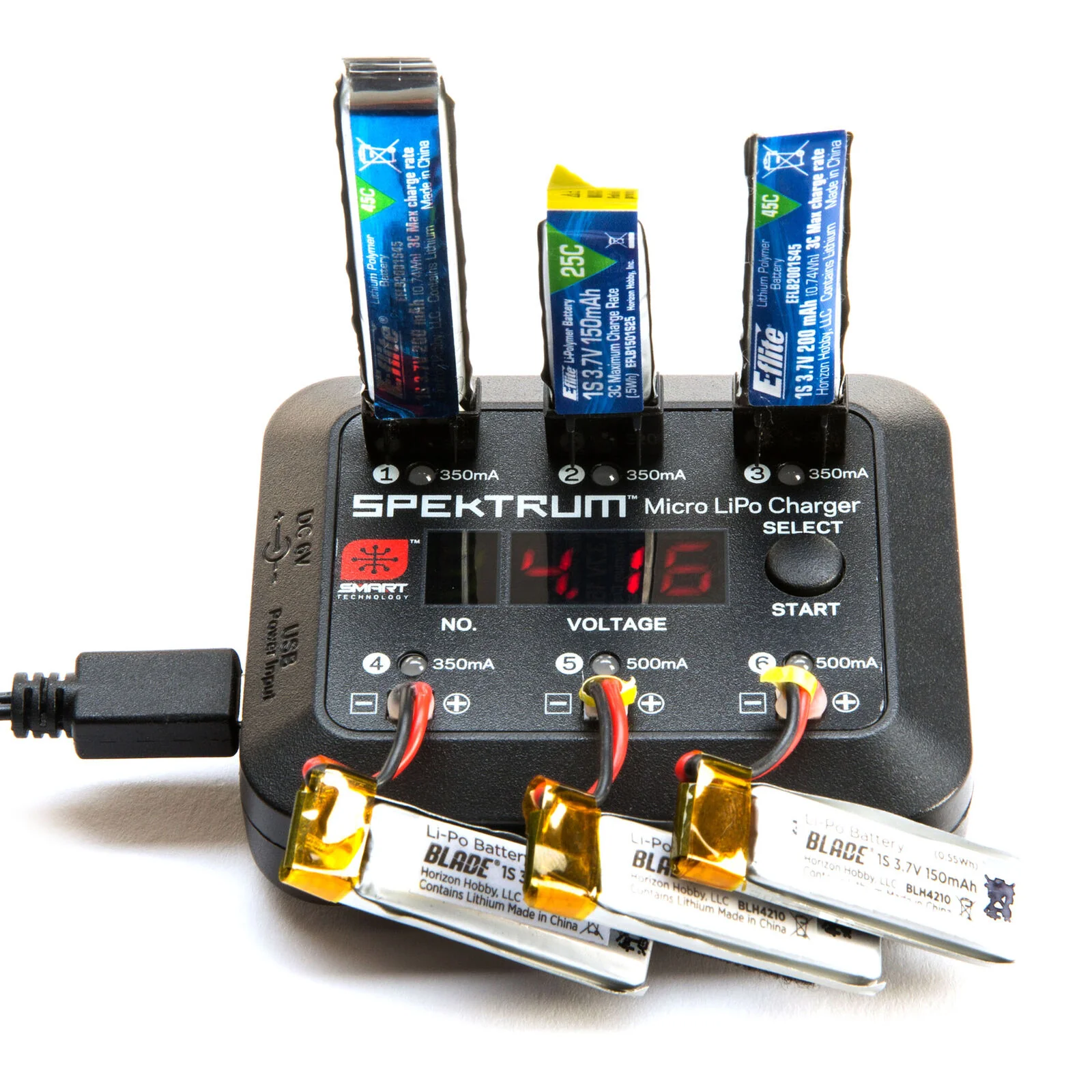 Spektrum Chargeur Smart S63 Micro 6 Port DC USB Lipo 1S SPMXC1060 - Image 5