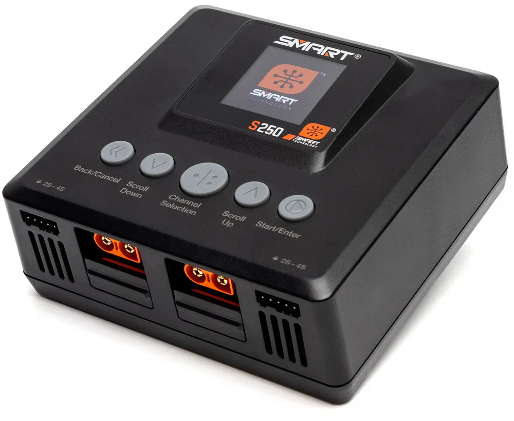Spektrum Combo Chargeur Smart S250 + 2x Lipo Smart 14.8v 5000mah 50C IC5 SPMXPSS800I - Image 2