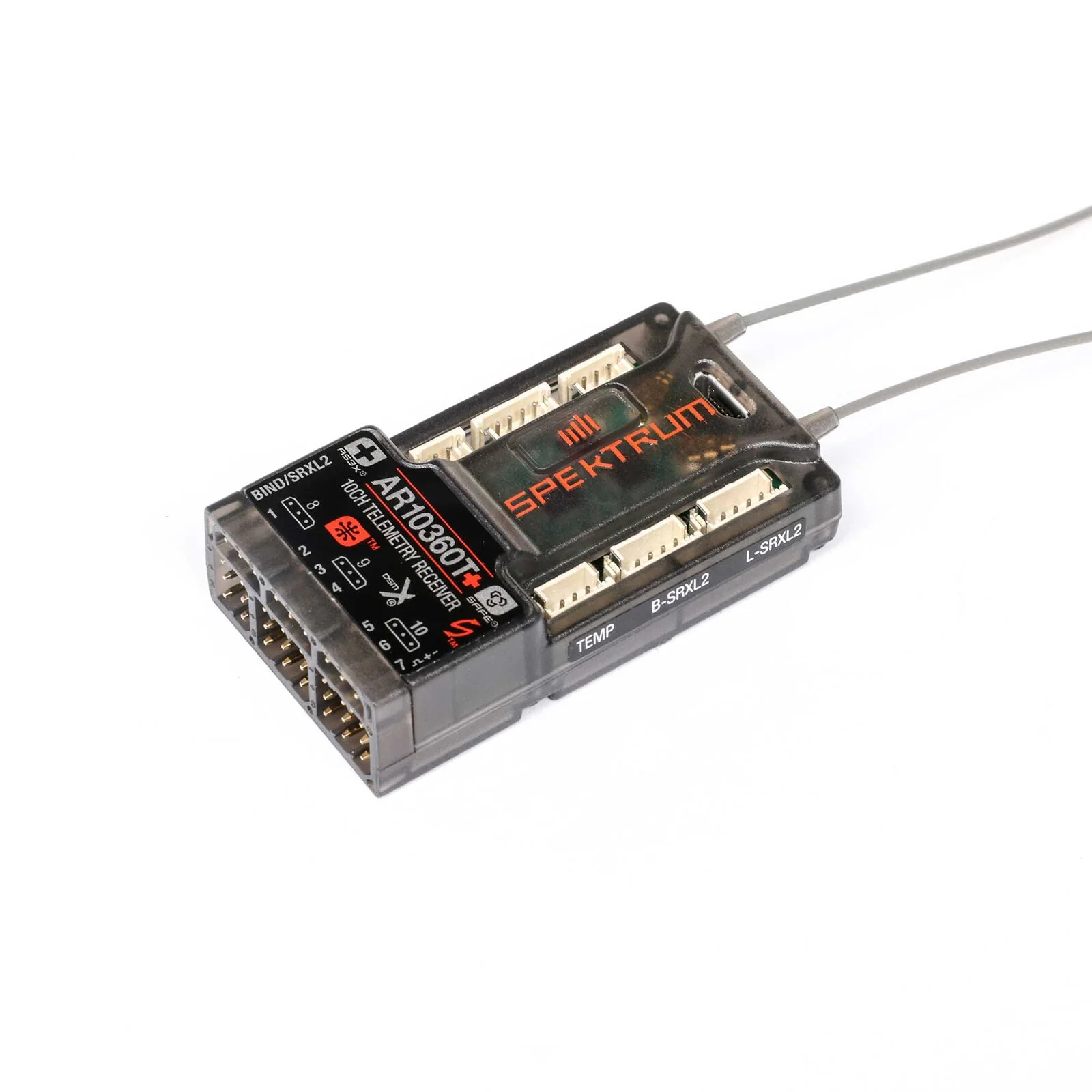 Spektrum Récepteur AR10360T+ 10 Voies AS3X SPM-1034 - Image 2