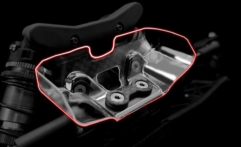 T-Work's Aileron Inférieur Lexan Avant (x2) B6.3 B6.4 TE-245-B - Image 3