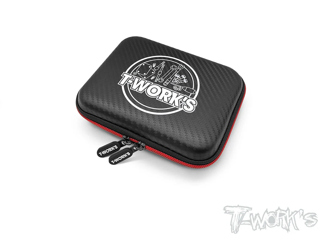 T-Work's Boite "Hardcase" Carbone pour Outil Roulements REDS TT-075-L-R - Image 3