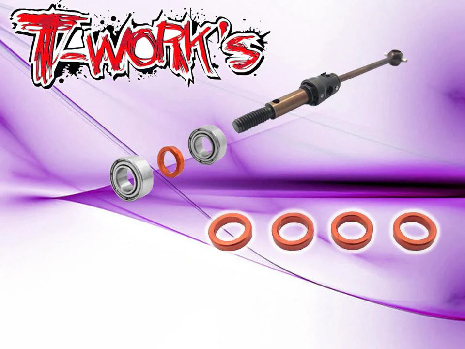 T-Work's Entretoise de de Cardan (x4) T4 TE-119 - Image 2