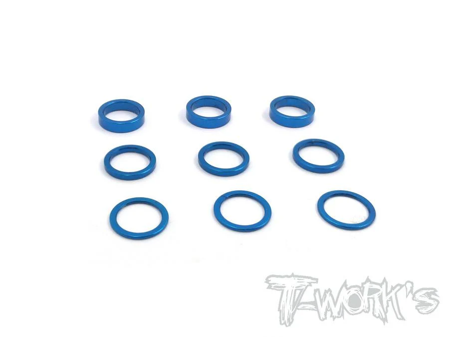 T-Work's Entretoises Alu 6.38mm (x9) TA-111 - Image 4