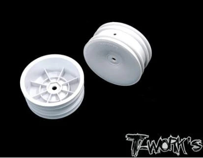 T-Work's Jantes Avant 2wd 2.2" 12mm Blanches (x8) TE-218-A-8