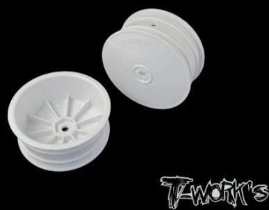 T-Work's Jantes Avant 4wd 2.2" 12mm Blanches (x8) TE-218-BW-8