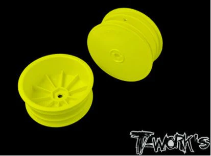 T-Work's Jantes Avant 4wd 2.2" 12mm Jaunes (x8) TE-218-BY-8