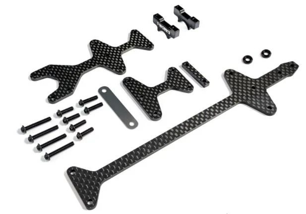 T-Work's Kit Conversion Platine Supérieur Carbone D418 TE-232