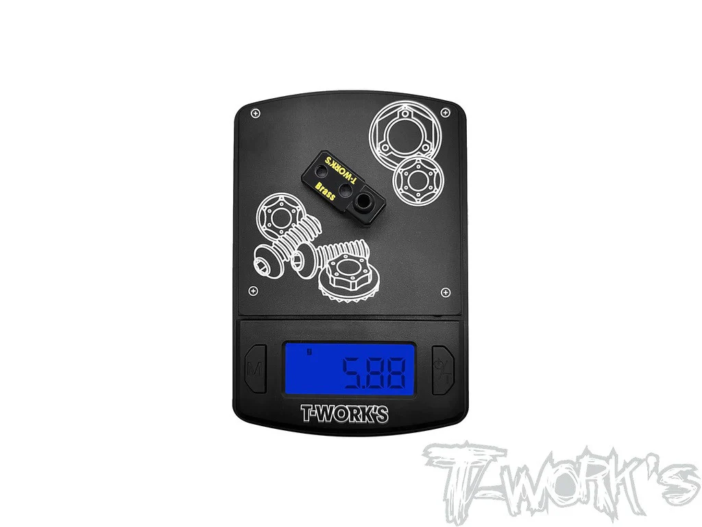 T-Work's Kit Fixation Batterie Rapide Laiton Xray X4 TE-257-X4-B - Image 3