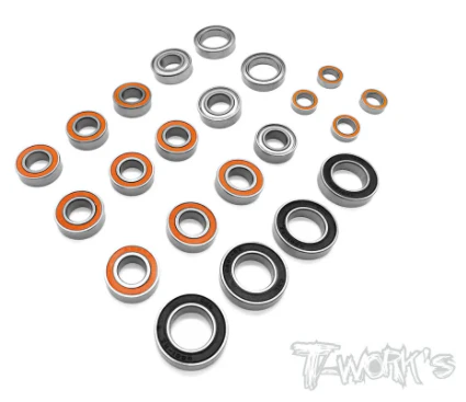T-Work's Kit roulements (x22) HB E819 RS BBS-E819RS
