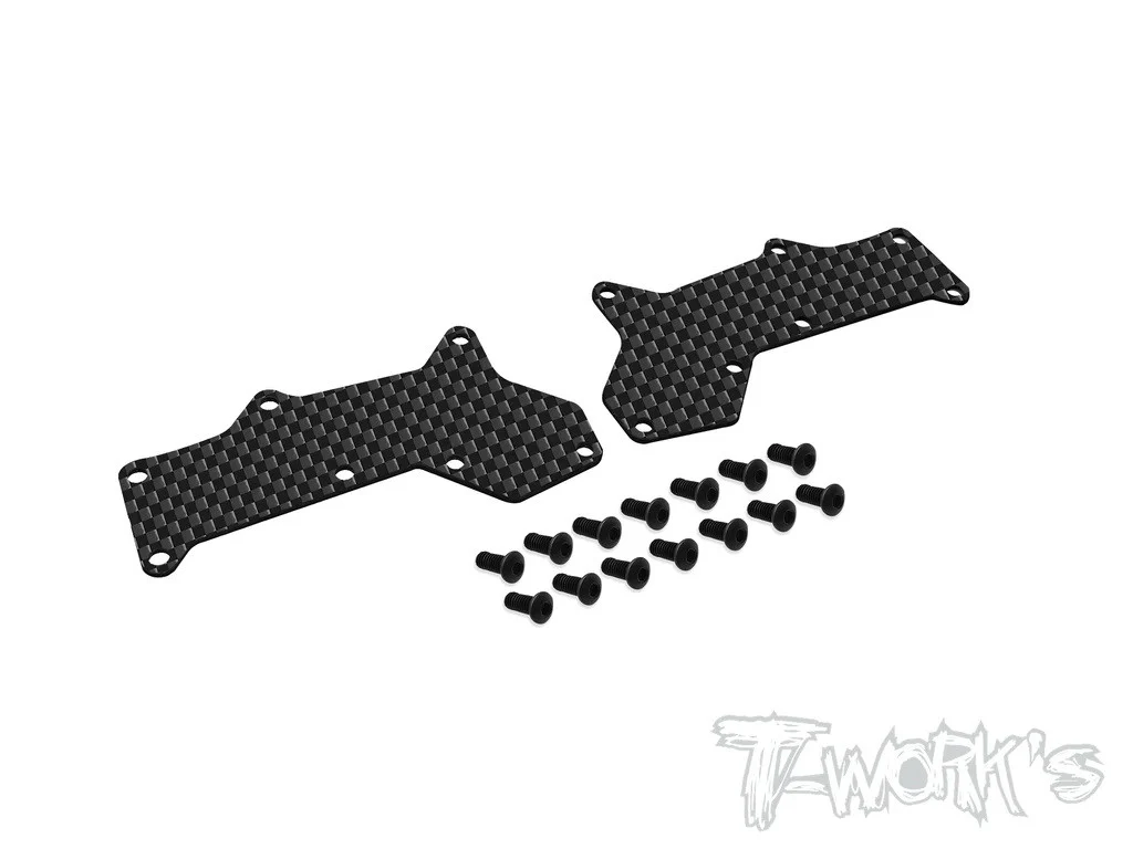 T-Work's Plaques de Triangles inférieur Avant (x2) HB D8 TO-246-D8EVO-F2